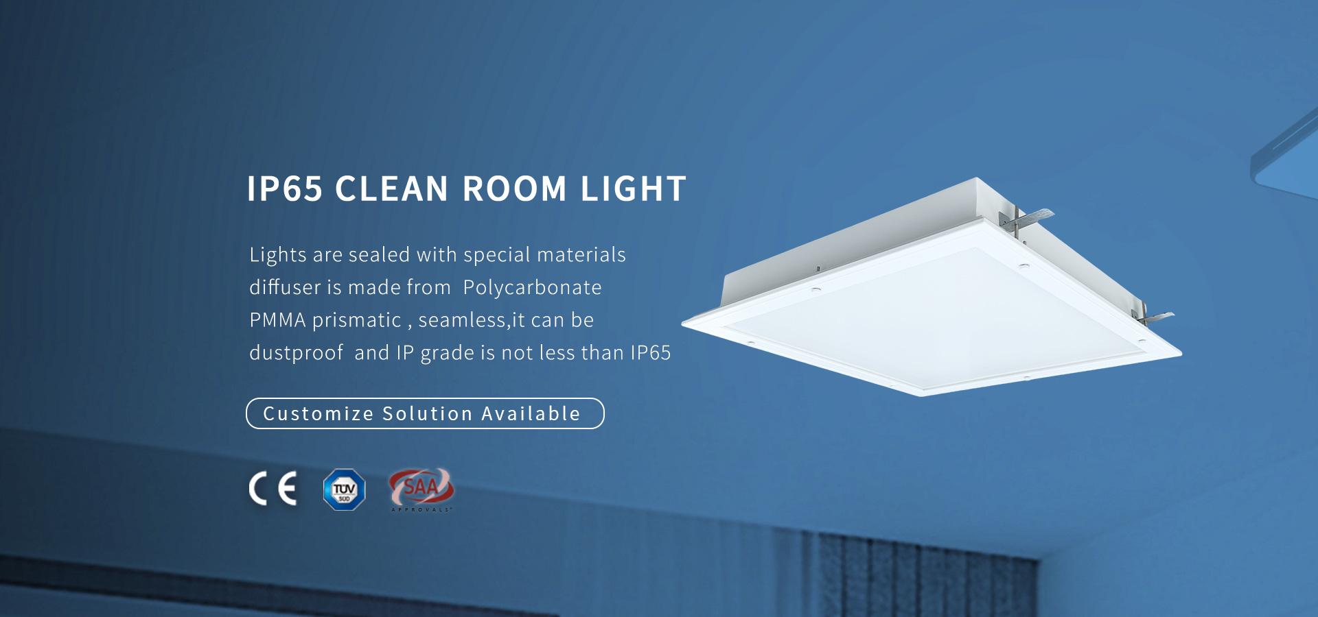 IP65 Clean Room Light
